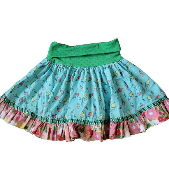 Matilda Jane Ice Cream Print Skirt - Picture 1 of 8